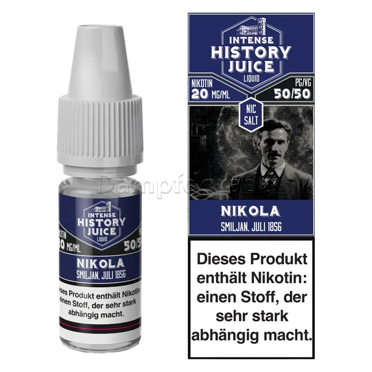Liquid Nikola – History Juice Intense Nikotinsalz