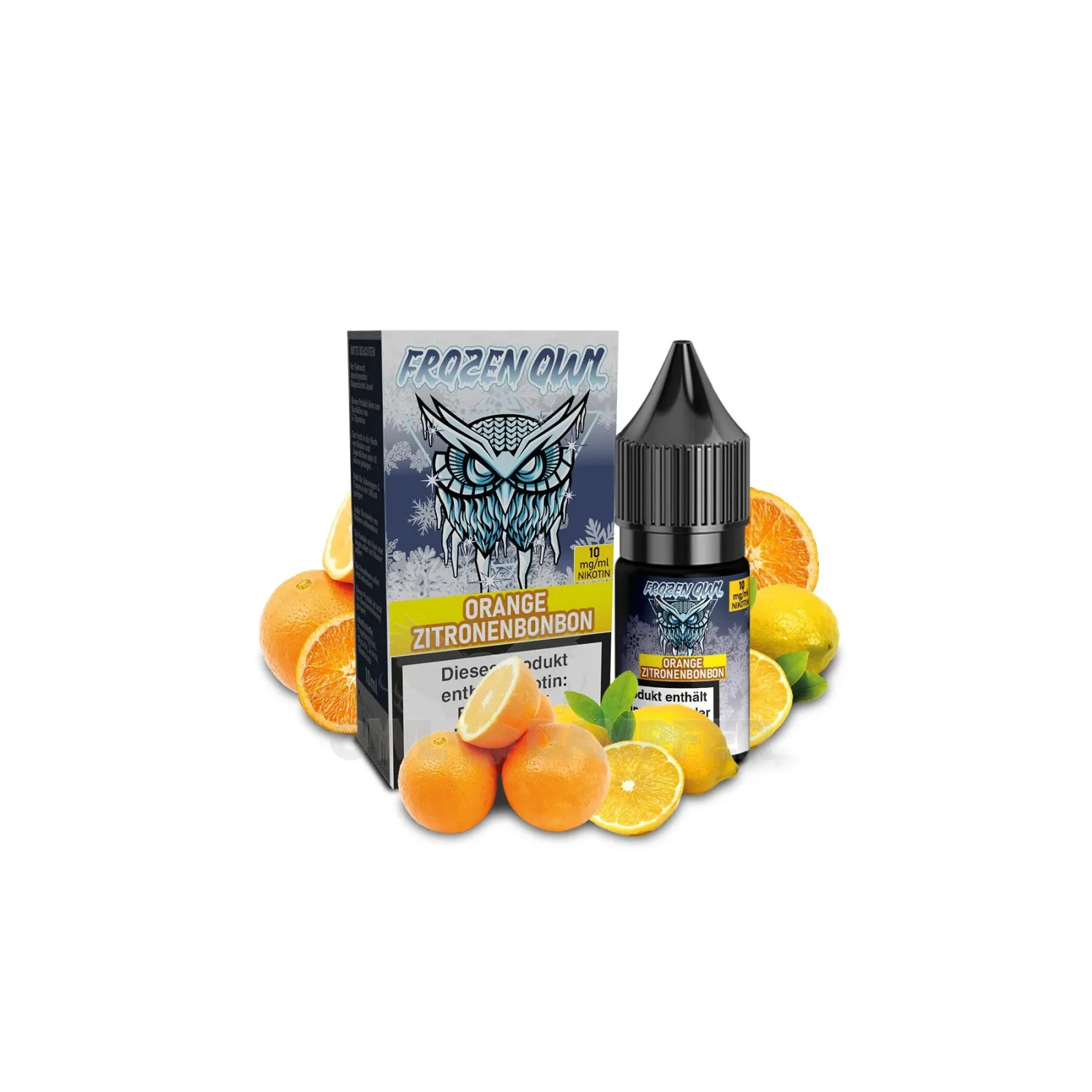 Liquid Orange Zitronenbonbon Aroma – Frozen OWL 10 ml