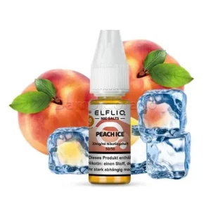 Liquid Peach Ice | Elfliq NicSalts Elf Bar | Dampfdorado