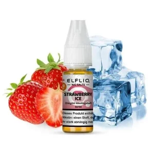 Liquid Strawberry Ice | Elfliq NicSalts Elf Bar | Dampfdorado