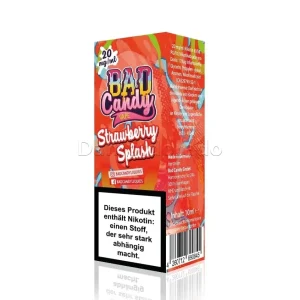 Liquid Strawberry Splash | Bad Candy Nikotinsalz | Dampfdorado