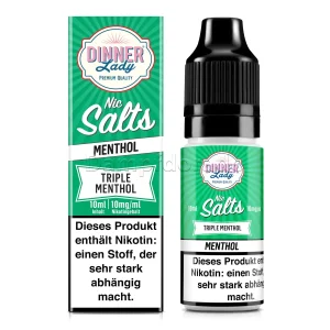 Liquid Triple Menthol | Dinner Lady Nikotinsalz | Dampfdorado