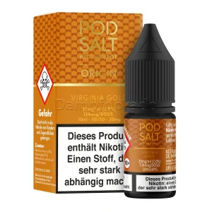 Liquid Virginia Gold | Pod Salt Nikotinsalz | Dampfdorado