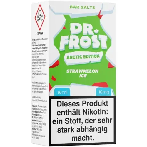 Liquids: Dr. Frost Strawmelon Ice – Arctic Edition NicSalt Liquid