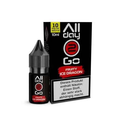 Liquids: Fruity Ice Dragon Hybrid NicSalt Liquid by Allday2Go