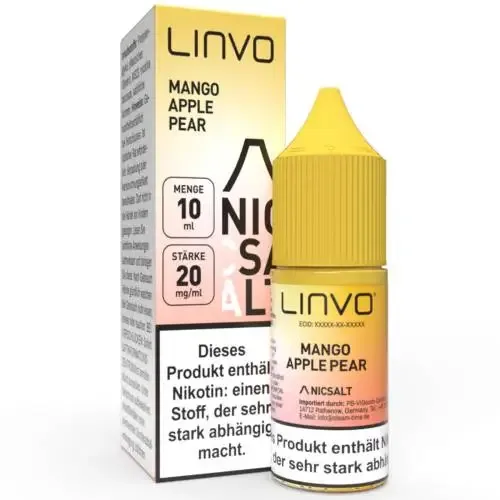 Liquids: Linvo Mango Apple Pear NicSalt Liquid