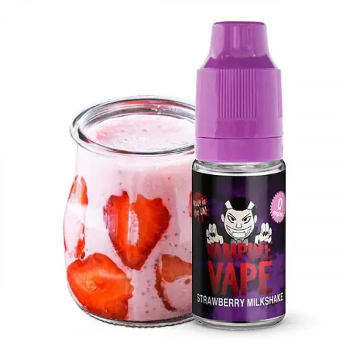 Liquids: Strawberry Milkshake 10ml Liquid by Vampire Vape