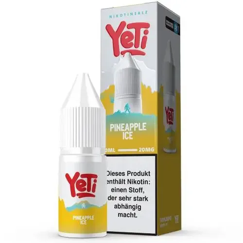 Liquids: YeTi Summit Pineapple Ice NicSalt Liquid