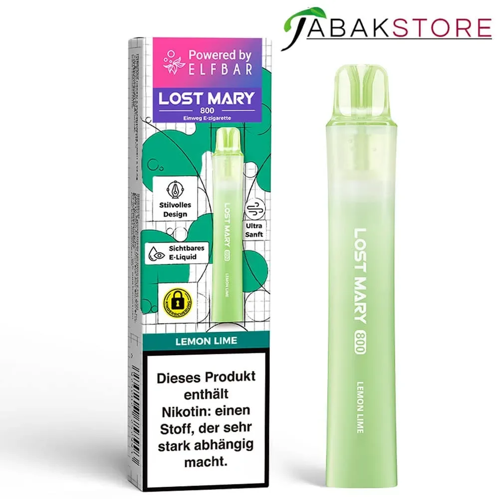 Lost Mary 800 | Lemon Lime | 20mg