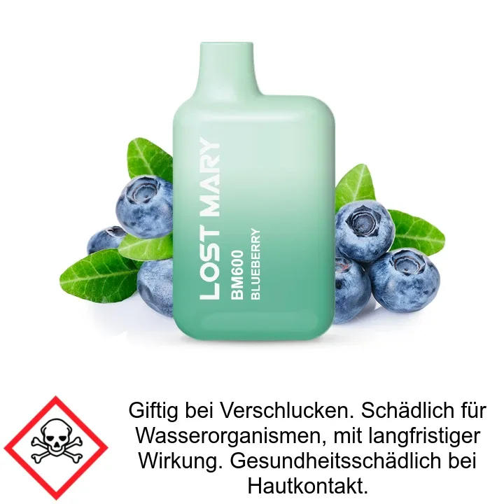 Lost Mary BM600 Blueberry 20 mg/ml Nikotin