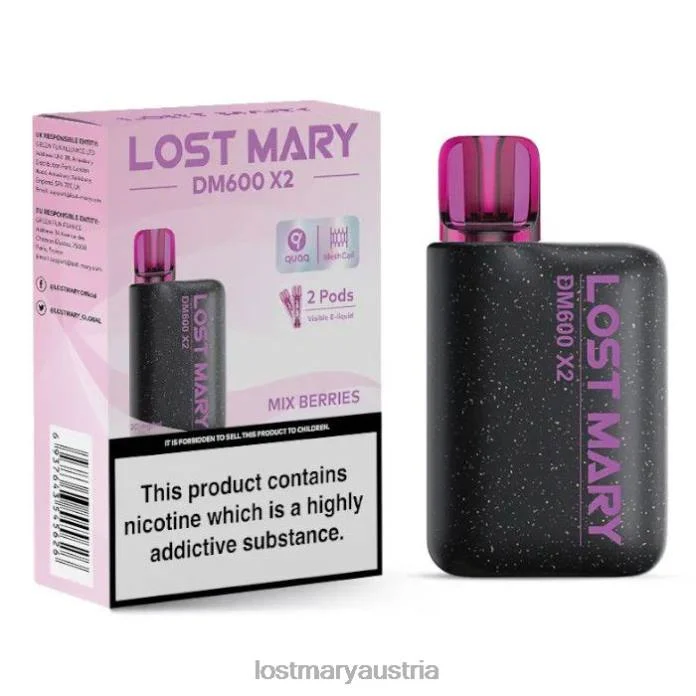 Lost Mary DM600 x2 Einweg-Vaporizer Beeren mischen- Lost Mary Vape Züge 24NB196