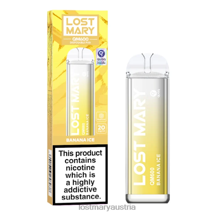 Lost Mary QM600 Einweg-Vaporizer Bananeneis- Lost Mary Vape Sorten 24NB167