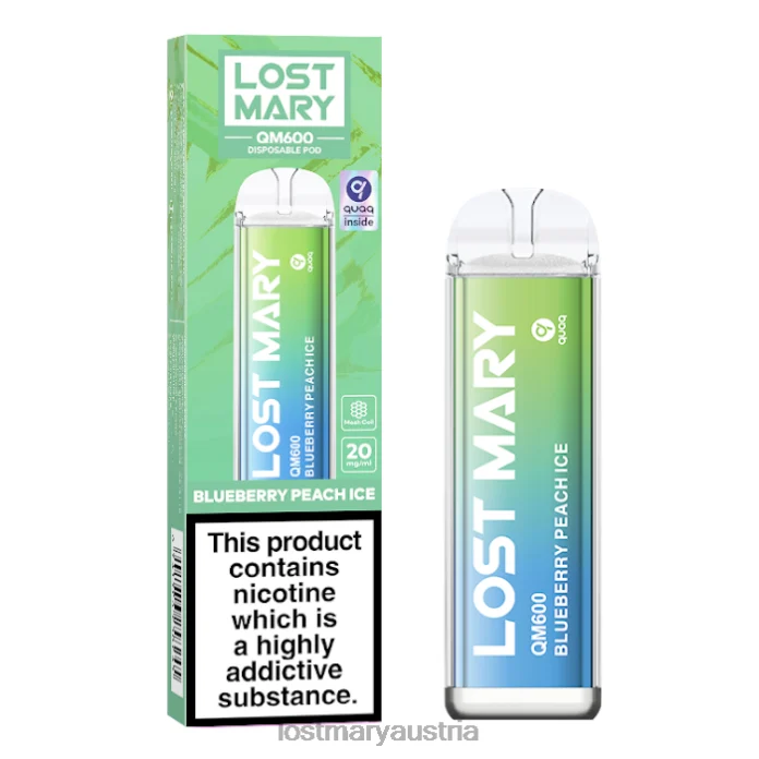 Lost Mary QM600 Einweg-Vaporizer Blaubeer-Pfirsich-Eis- Lost Mary Vape 24NB161