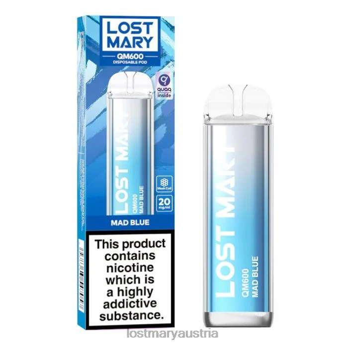Lost Mary QM600 Einweg-Vaporizer verrücktes Blau- Lost Mary Kaufen 24NB160