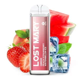 Lost Mary QM600 Peach Strawberry Watermelon Ice