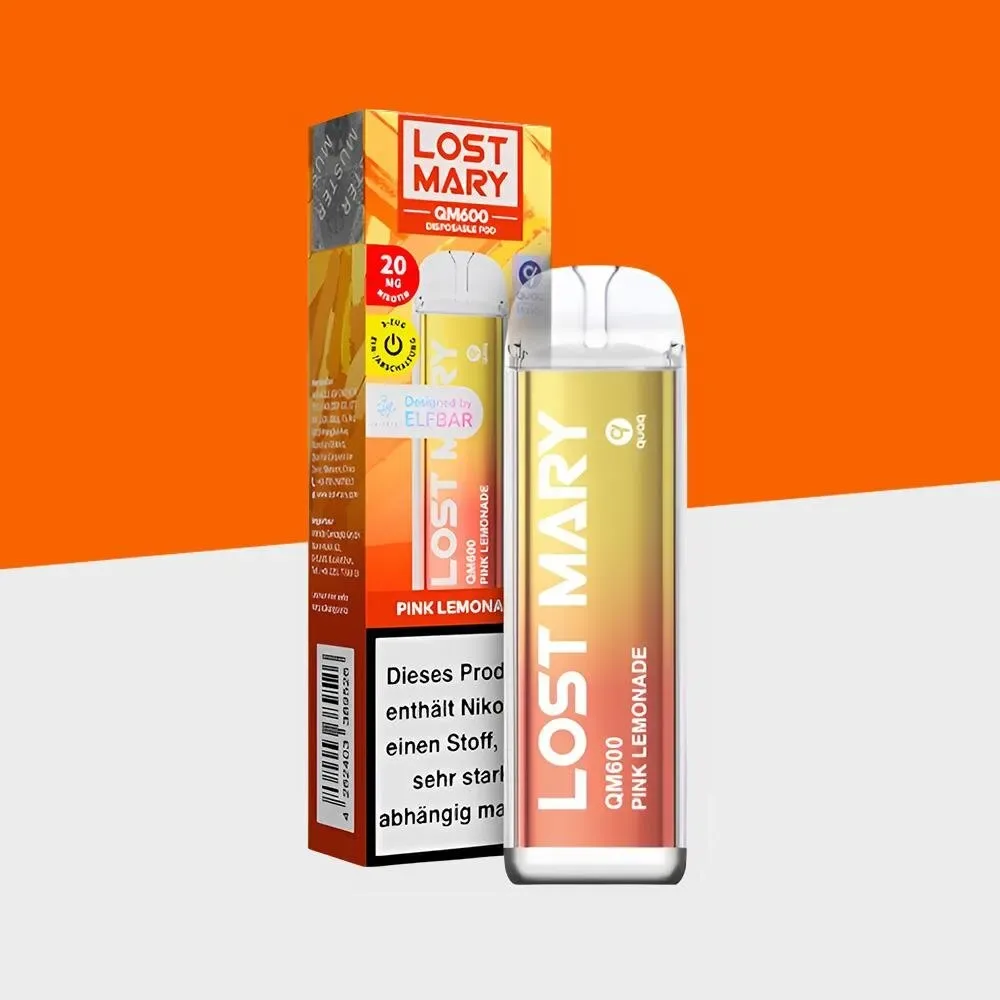 Lost Mary QM600 – Pink Lemonade – Einweg Vape