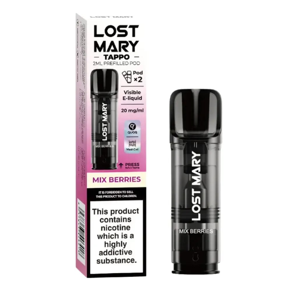 Lost Mary – Tappo Mix Berries Prefilled Pods 20mg – 2 Pack