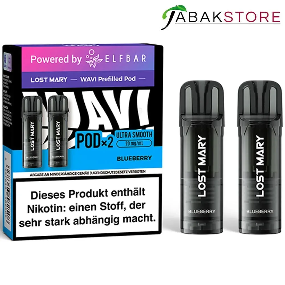 Lost Mary WAVI | Blueberry | Liquid Pod | 20mg | 2er Pack