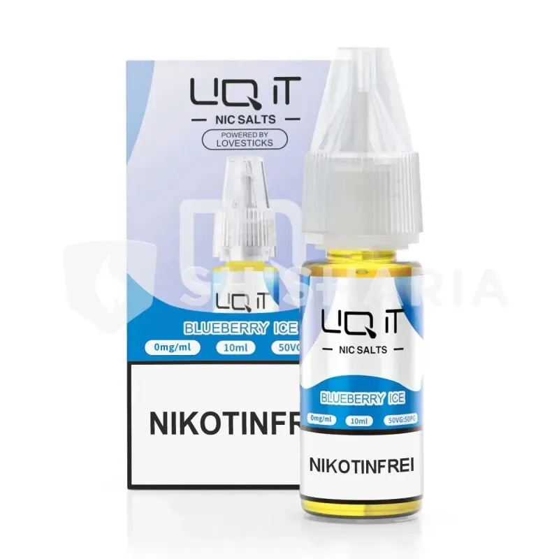Lovesticks LIQ IT Liquid E-Zigarette 10ml – Blueberry Ice – Nikotinfrei