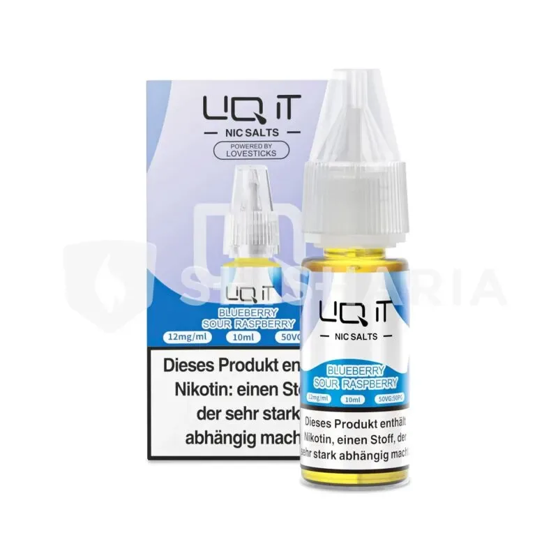 Lovesticks LIQ IT Liquid E-Zigarette 10ml – Blueberry Sour Raspberry – 12mg
