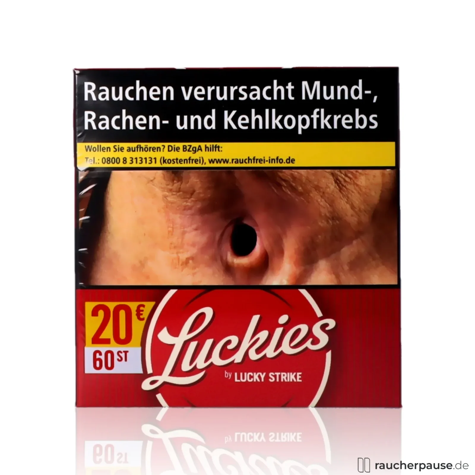 Luckies Crafted 1871 Red Hercules Zigaretten | 60 Stk. pro Packung | American Blend