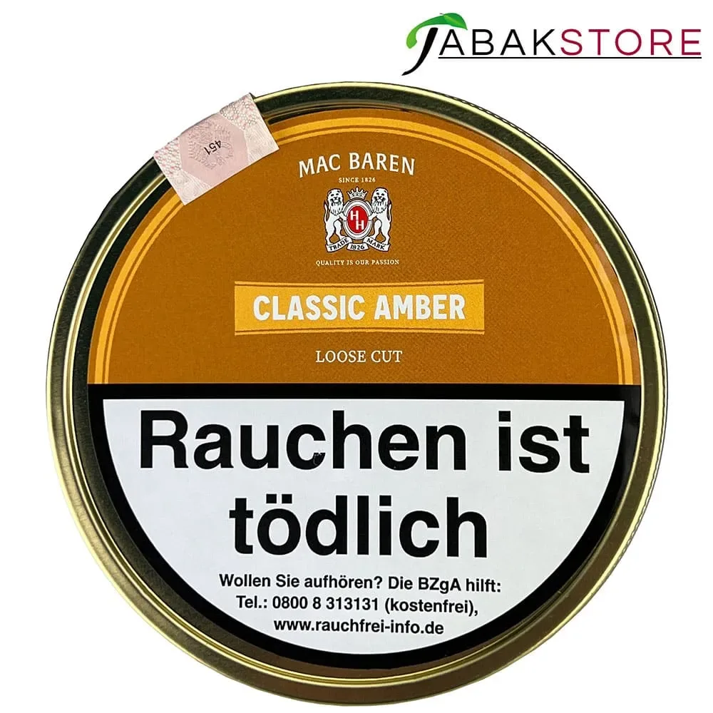 Mac Baren | Classic Amber | 100g Dose | 23,90 Euro