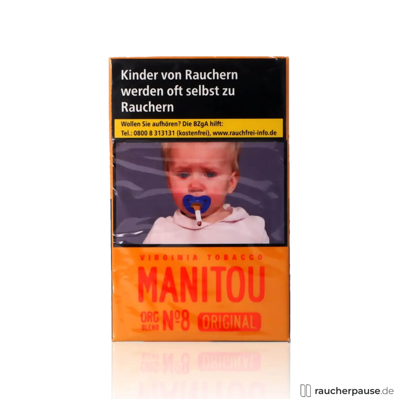 Manitou Gold No.8 Zigaretten | 20 Stk. pro Packung | Ohne Zusatzstoffe