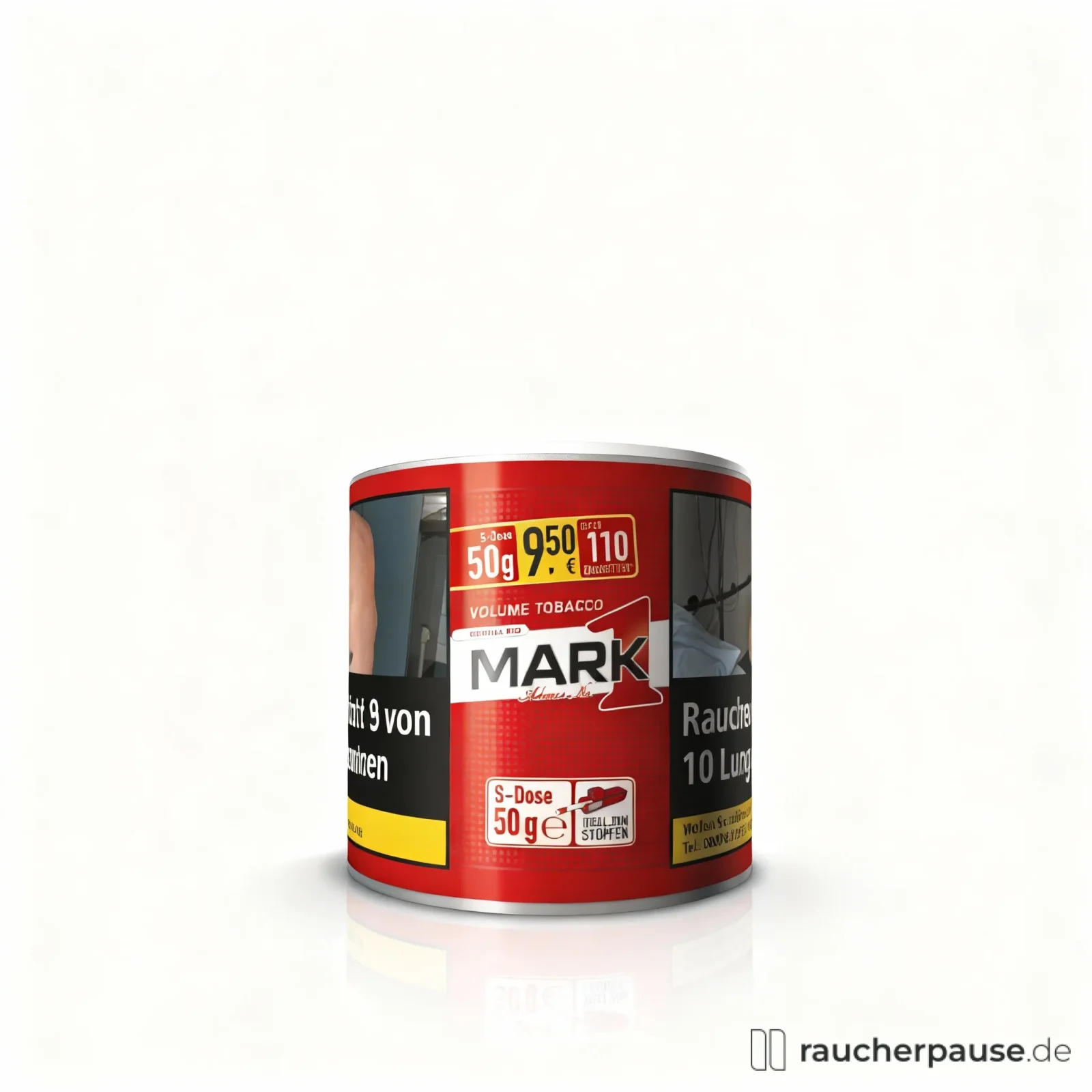 Mark Adams No. 1 RED Volumentabak | 50g Dose | American Blend Mischung mit starkem Nikotingehalt und dezent-würzigem Aroma