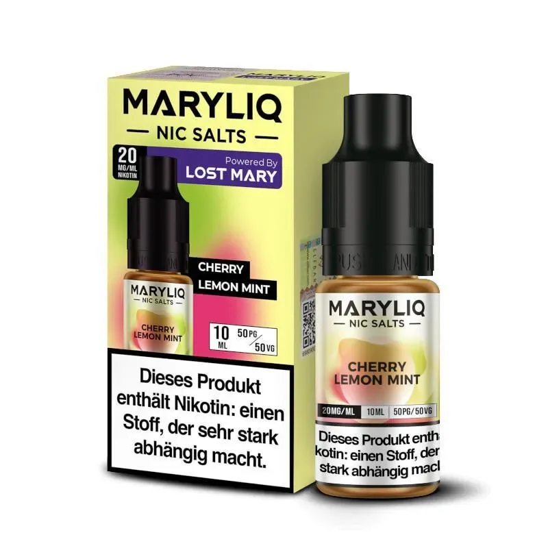 MARYLIQ – Cherry Lemon Mint – Nikotinsalz Liquid 20 mg/ml