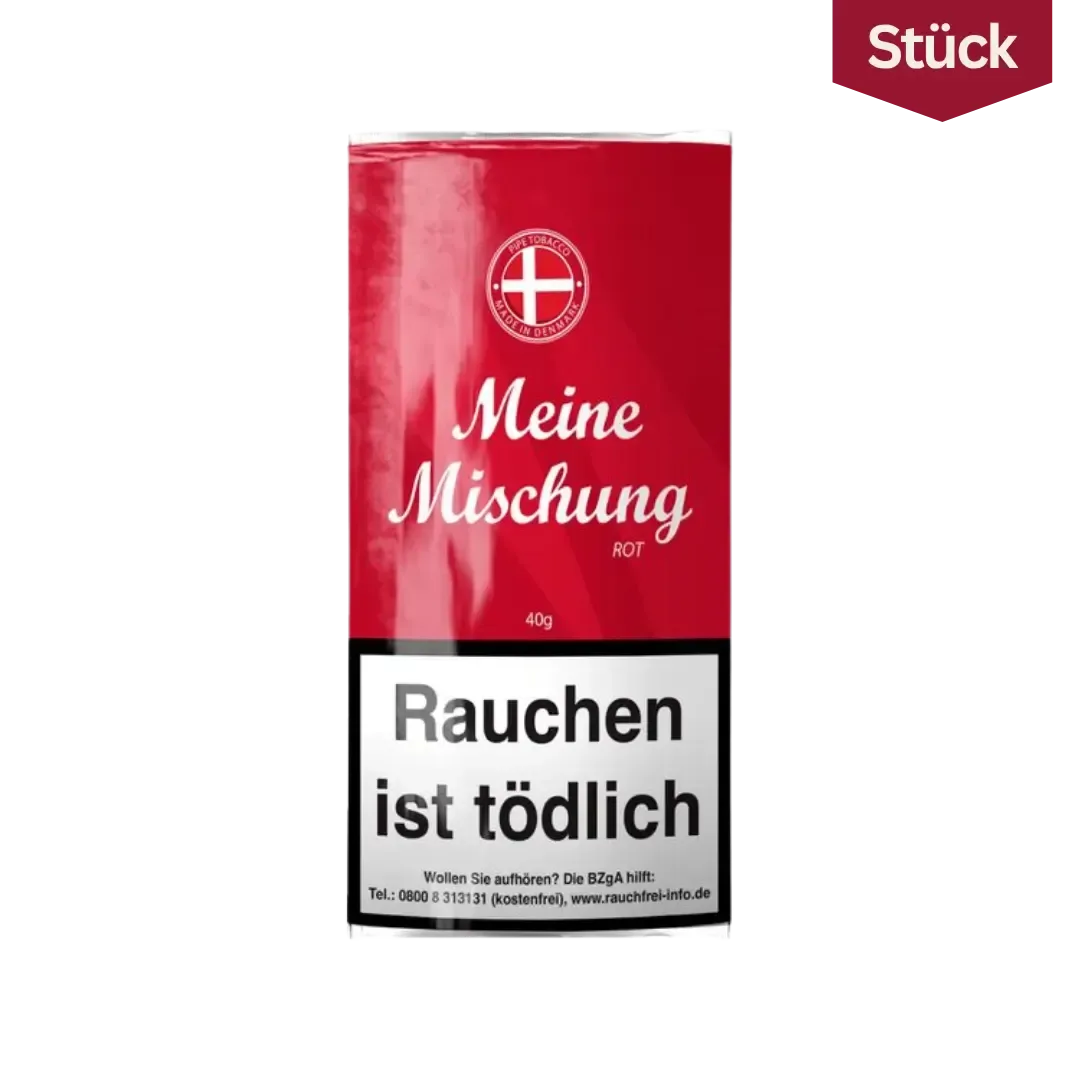 Meine Mischung Rot Tabak Pfeifentabak Pouch (40g)
