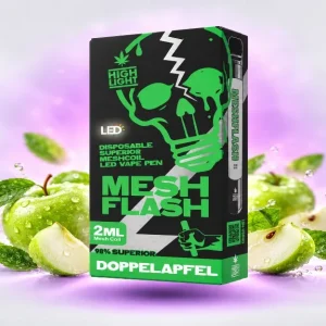 MeshFlash H2 Superior Blend Vape - Doppelapfel 2ml