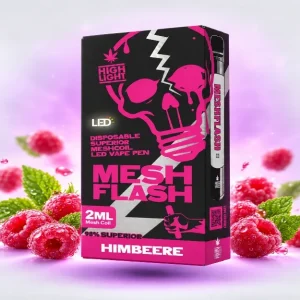 MeshFlash H2 Superior Blend Vape - Himbeere 2ml