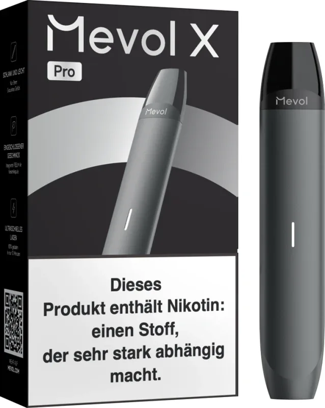 Mevol X Pro – 380 mAh – Akkuträger – Farbe: Graphite