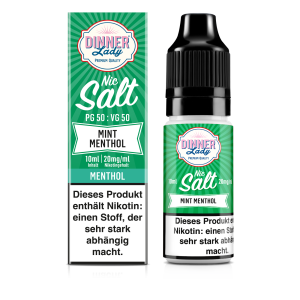 Mint Menthol - Dinner Lady Nikotinsalz Liquid