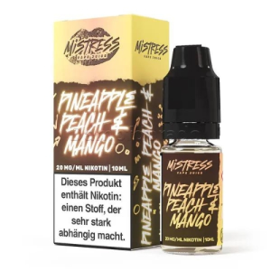 Mistress Vape Juice Pineapple Peach Mango 20mg Nic Salt Liquid