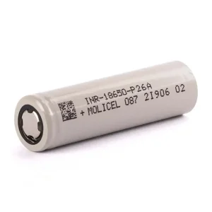 Molicel Molicel INR18650-P26A 2600mAh – 3,6V – 3,7V Flat Top 35A