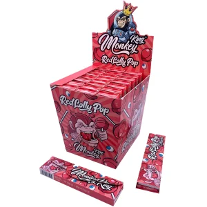 Monkey King KS Slim Smell Pack Red Lolly Pop +Tips 14gr 32 Blatt