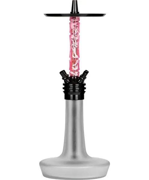 Moze Shisha Varity Squad Black – Frosted – Wavy Pink
