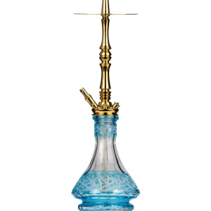 Moze Tradi L - Gold - Caesar Crystal Turquoise Shisha - Shisha