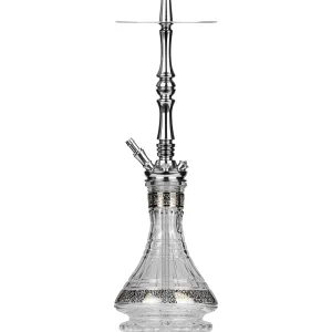 Moze Tradi L - Silver - Caesar Crystal Zayna Shisha - Shisha