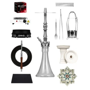 Moze Tradi L - Silver - Standard Glas All in One Bundle