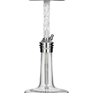 Moze Varity Lounge Silver - Clear - Wavy Frosted Shisha - Shisha