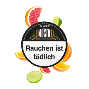 Must H S Citr 125g Shisha Tabak - Shisha Tabak