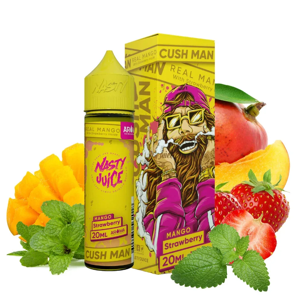 Nasty Juice – Cush Man Strawberry (Longfill, 60 ml, Fruchtig)
