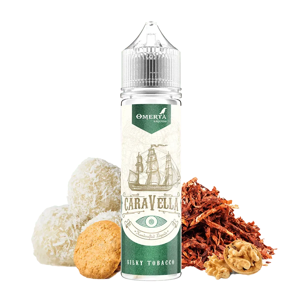 Omerta Aroma Longfill – Caravella Silky Tobacco – 10ml Aroma in 60ml Flasche