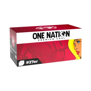 One Nation Shisha Kohle 1kg 27mm