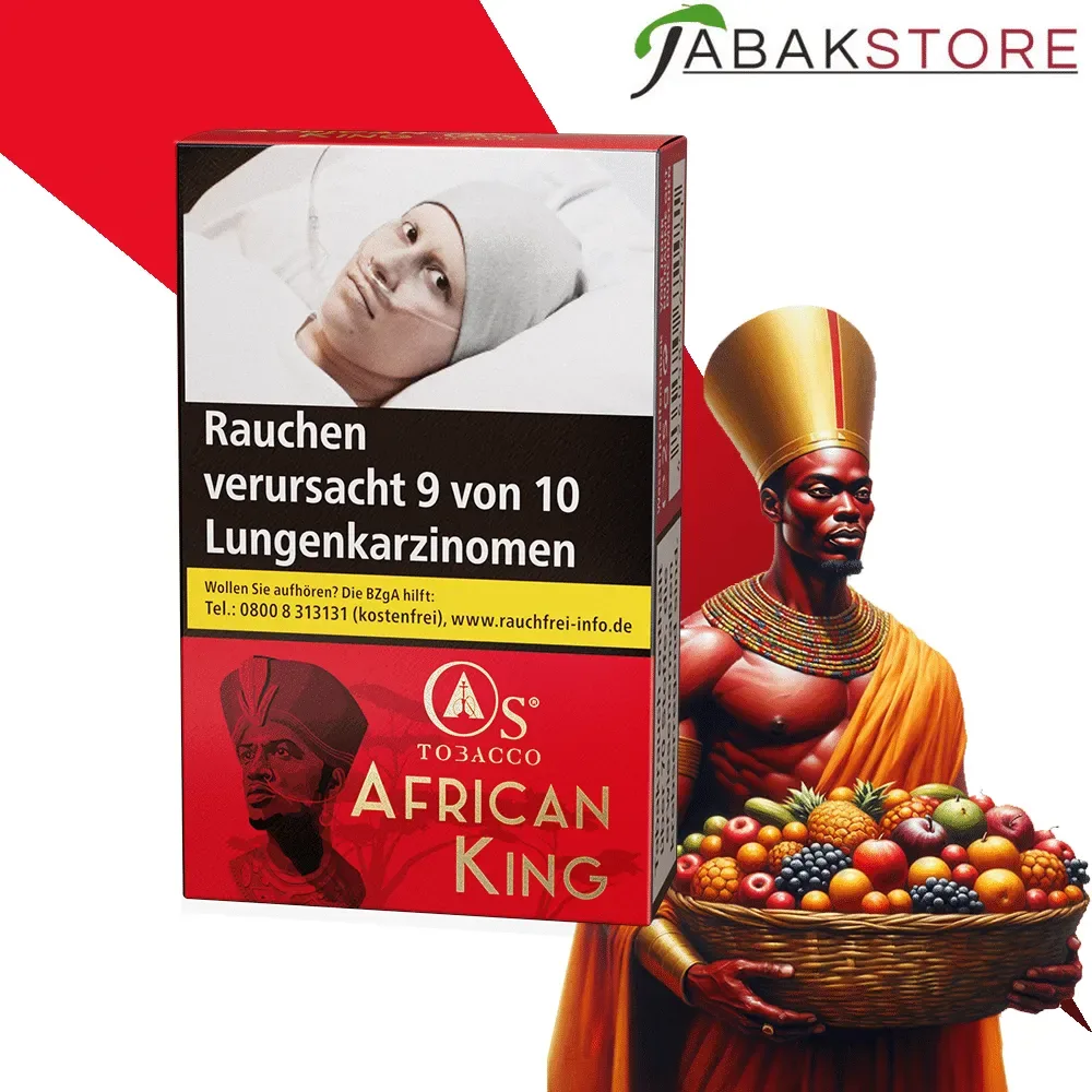 Os Tobacco | African King | 25g | 4,00 Euro