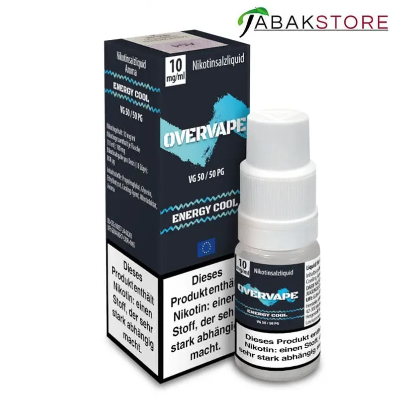Overvape – Energy Cool – Liquid 10ml – 10 mg/ml