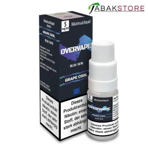 Overvape – Grape Cool – Liquid 10ml – 5 mg/ml