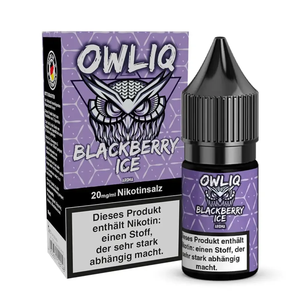 OWL – Blackberry Ice – NicSalt (Nikotinsalzliquid, 10 ml, 50 PG / 50 VG)